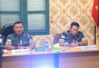 Danrem 121/Abw Brigjen TNI Luqman Arief 
