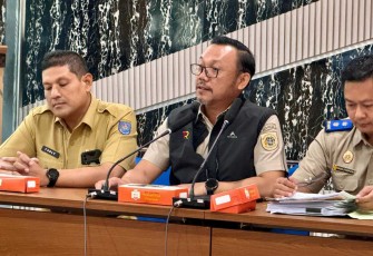 Rapat koordinasi antara Pemkot Depok dengan Kantor Pertanahan Kota Depok dalam agenda Hak Pengelolaan (HPL) yang telah diajukan Pemkot dan memantapkan program lainnya, Senin 12 Agustus 2024. 