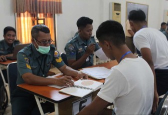 Tes Kesehatan Tahap I Caba dan Cata di Lantamal VI Makassar 