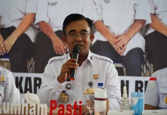 Agung Krisna Sampaikan Jenis Rajutan Karya Warga Binaan Pemasyarakatan Mendapat Museum Rekor- Dunia Indonesia (Muri)