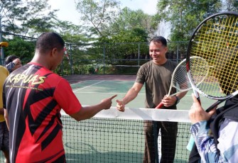 Turnamen tenis lapangan Danrem 12/Abw Cup 2024