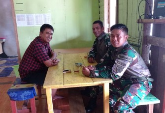 Anjangsana personel satgas Yonzipur 5/ABW 