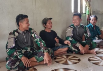 Keakraban bersama warga binaan di perbatasan 