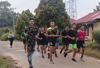 Pembinaan fisik pemuda perbatasan 