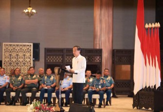 Kasal Laksamana TNI Muhammad Ali menghadiri pengarahan presiden Jokowi di IKN