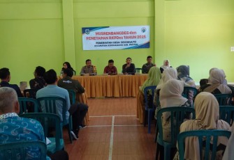 Musrembang wilayah desa binaan 