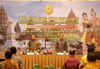 Ketua Mahkamah Agung Prof Dr H M Syarifuddin membuka monev di Yogyakarta 