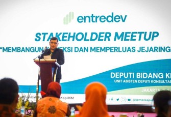 Bastian sekertaris Deputi Bidang Kewirausahaan KemenkopUKM 