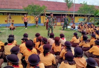 Semangat Pramuka di Perbatasan 