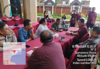 Kanwil Kemenkumham Sumut Hadi Rakor Timpora 