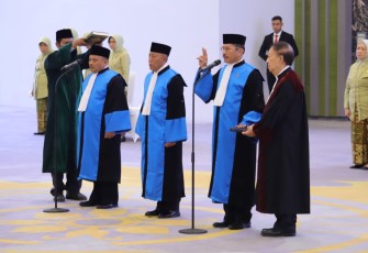 Pelantikan tiga Ketua PTTUN di Jakarta 