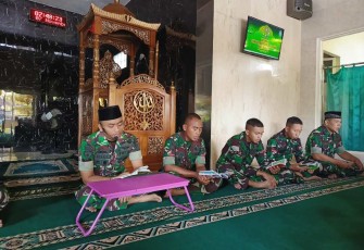 Yasinan rutin prajurit Menarmed 2 Kostrad 