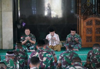Doa bersama prajurit Korem 121/Abw