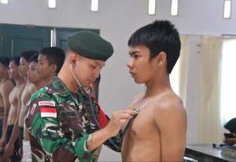 Spooting calon rekruitmen TNI