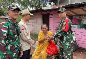 Program Sembako Satgas Yonzipur 5/ABW
