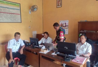 Komsos bersama perangkat kelurahan desa binaan