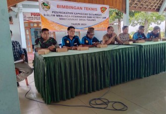 Bimtek linmas wilayah desa binaan 