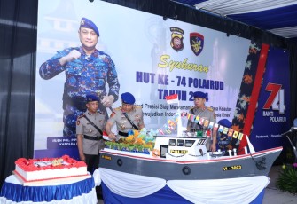 HUT Ke-74 Polairud di Polda Kalbar, Selasa (3/12)
