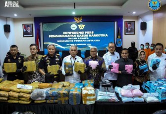 BNN RI gelar press release jelang akhir tahun 2024 di Jakarta, Kamis (5/12)