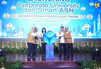 Wamen PU Diana Kusumastuti launching Corporate University dan Smart ASN di Jakarta, Senin (9/12)