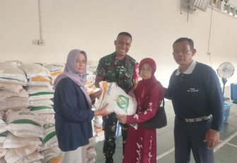 Pendampingan penyaluran bantuan pangan warga binaan 
