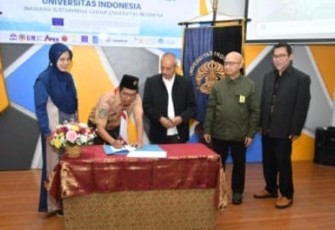 Launching Program SustainaBlue Berkelanjutan di FMIPA UI Depok