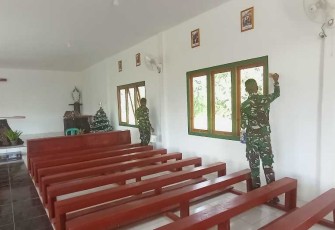 Pembangunan gereja di perbatasan 