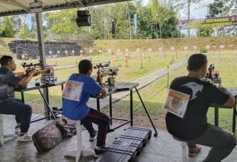 Lomba menembak senapan angin Pangdivif 2 Cup tahun 2024, Sabtu (24/8)