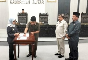 Pemerintah dan DPRD Kabupaten Blitar Setujui APBD Perubahan Tahun Anggaran 2024