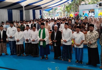 Kuliah umum bersama Jendral Purn Prof Dr H Susilo Bambang Yudhoyono M.A, (SBY) yang berlangsung di Halaman Perguruan Islam Pondok Tremas Jl Patrem No.21 Dusun Pojok, Desa Tremas, Kec Arjosari, Kab Pacitan, Rabu (24/01/2024). 