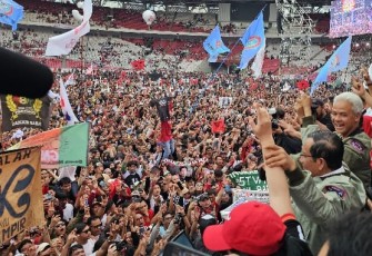Konser Salam Metal di Stadion Gelora Bung Karno (GBK), pada Sabtu (3/2/2024).