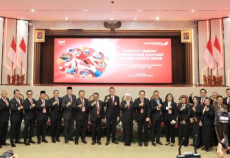 RUPS Tahun Buku 2023 PT Bank Pembangunan Daerah Jawa Timur Tbk (Bank Jatim) di Gedung Bank Jatim, Rabu (7/2/2024).