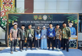 Peserta kafilah MTQ VII Korpri Kementerian ESDM 