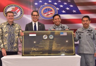 Amerika Serikat dan Bakamla RI saat Resmikan Pusat Pelatihan Maritim “Anambas” di Batam