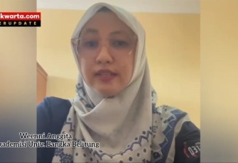 Wenni Anggita selaku Akademisi Univ. Bangka Belitung 