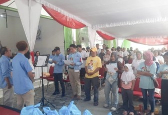Deklarasi dan Peresmian Posko Relawan GHAIB Pemenangan Prabowo-Gibran 