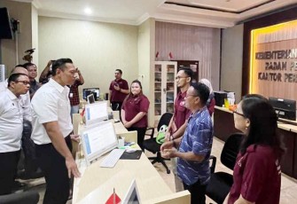 Menteri AHY saat Menyapa Jajaran Pegawai di Daerah