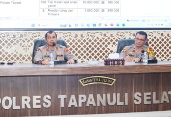 Kapolres Tapanuli Selatan (Tapsel), AKBP Yasir Ahmadi, SIK, MH, minta ke jajarannya agar tetap memantau dan menjaga kondusifitas Kamtibmas pasca pelaksanaan Pemilu.