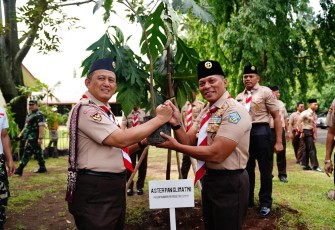 Waaster Panglima TNI Buka Kursus Pembina Pramuka Mahir Tingkat Lanjutan (KML) Trisaka TNI TA 2024 di Buperta Cibubur