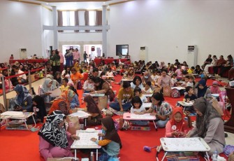 Bhayangkari Kalteng Gelar Lomba Mewarnai dan Perkenalkan SD 1 Kemala Palangka Raya
