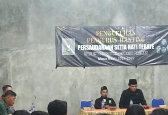 Pengukuhan Pengurus PSHT Ranting