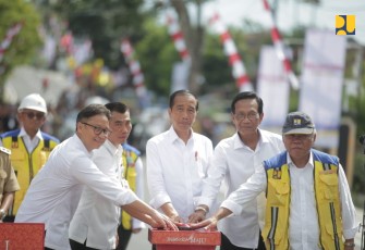 Presiden Jokowi saat Resmikan 7 Ruas IJD di Provinsi DIY