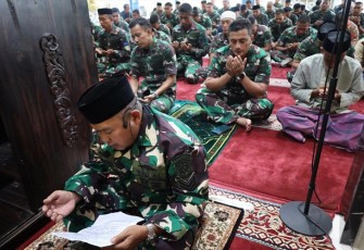 Lantamal VI saat Doa Bersama Sambut Hari Dharma Samudera Tahun 2024