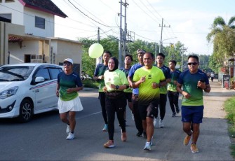 Dandim 0801/Pacitan Ikuti Event Lari Bersama.