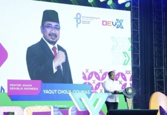 Menag Yaqut Cholil Qoumas di Jakarta, Jumat (5/1/2023).