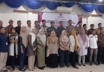 Rakor Persiapan Rekapitulasi Hasil Pemungutan Suara Tingkat Kabupaten Pasaman Barat Pemilu 2024 