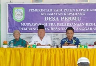 Musyawarah Pra Pelaksanaan Kegiatan dan Titik Nol Pembangunan Desa