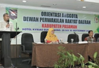 Anggota DPRD Pasaman Diingatkan Plt Gubernur Audy Soal Pentingnya Integritas