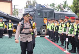 PAM TPS Polres Oku Timur Pemilu Tahun 2024