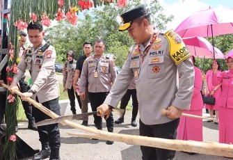 Kedatangan Kapolda Kalteng di Polres Gumas